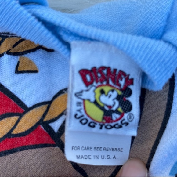 Vintage 80’s Disney Jog Togs Cowboy Mickey Mouse Footies Size 3-6 Months - Picture 2 of 5